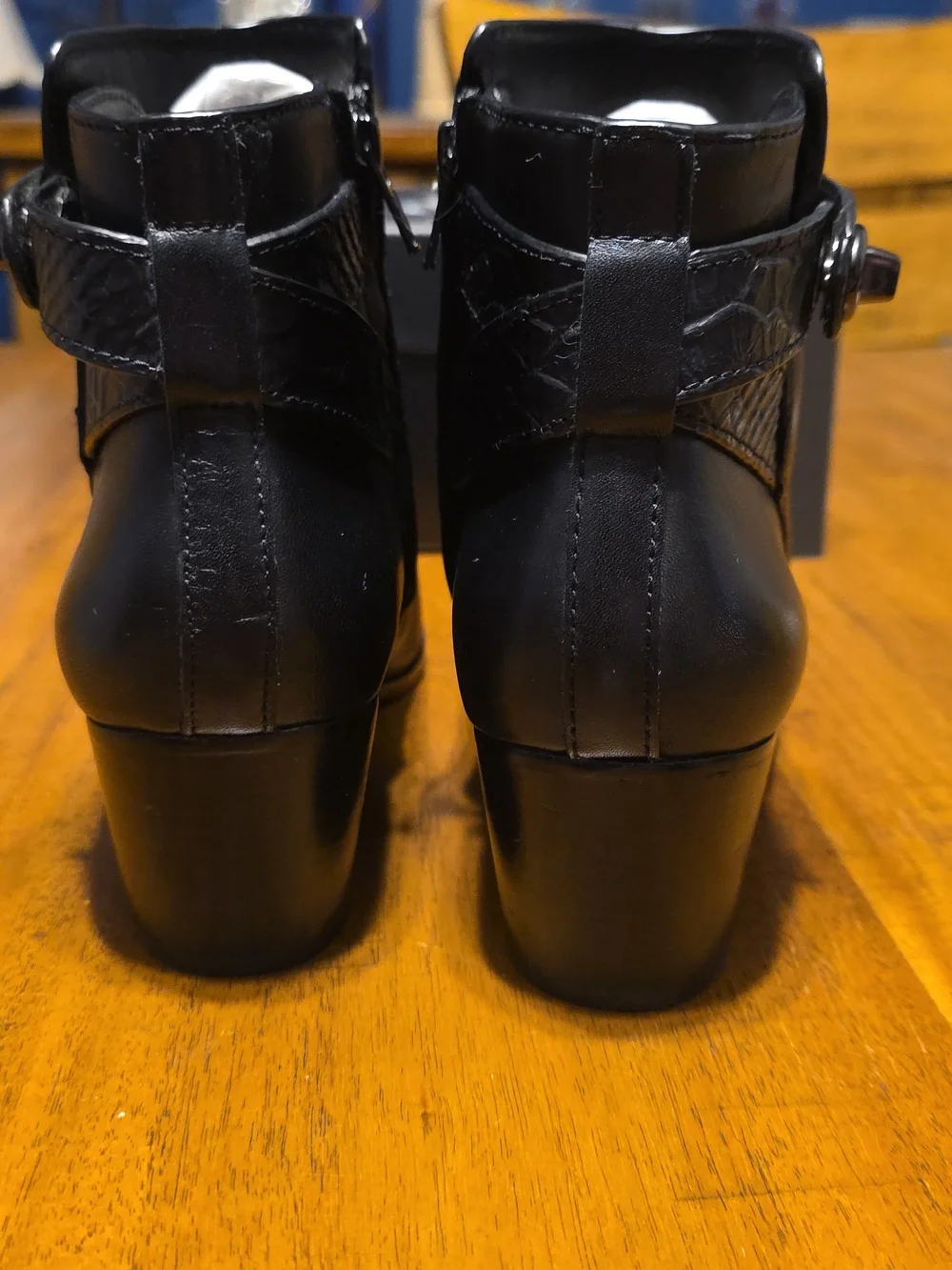 Coach Patricia leather ankle boots With Box And Book Style No. 34A00235-BBK - Picture 3 of 16